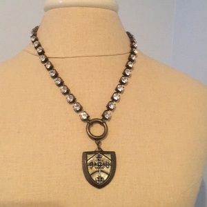 Velma: Rhinestones with cross pendant